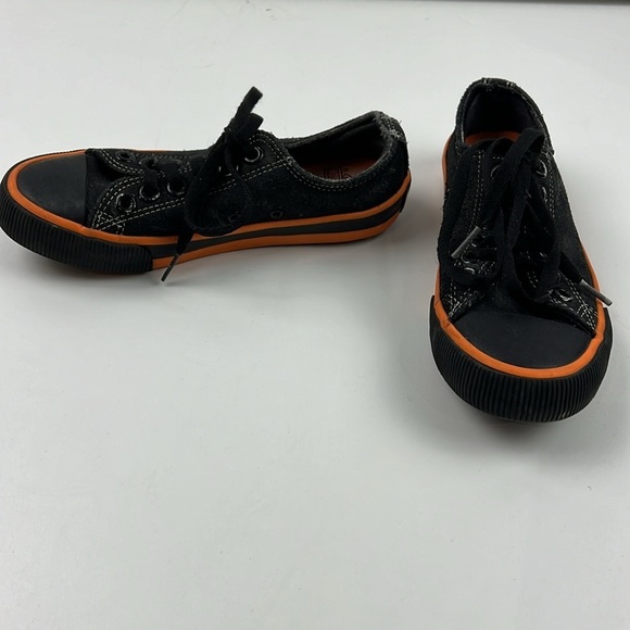 Harley Davidson  Kids Black Sneakers size 1 - Picture 4 of 11